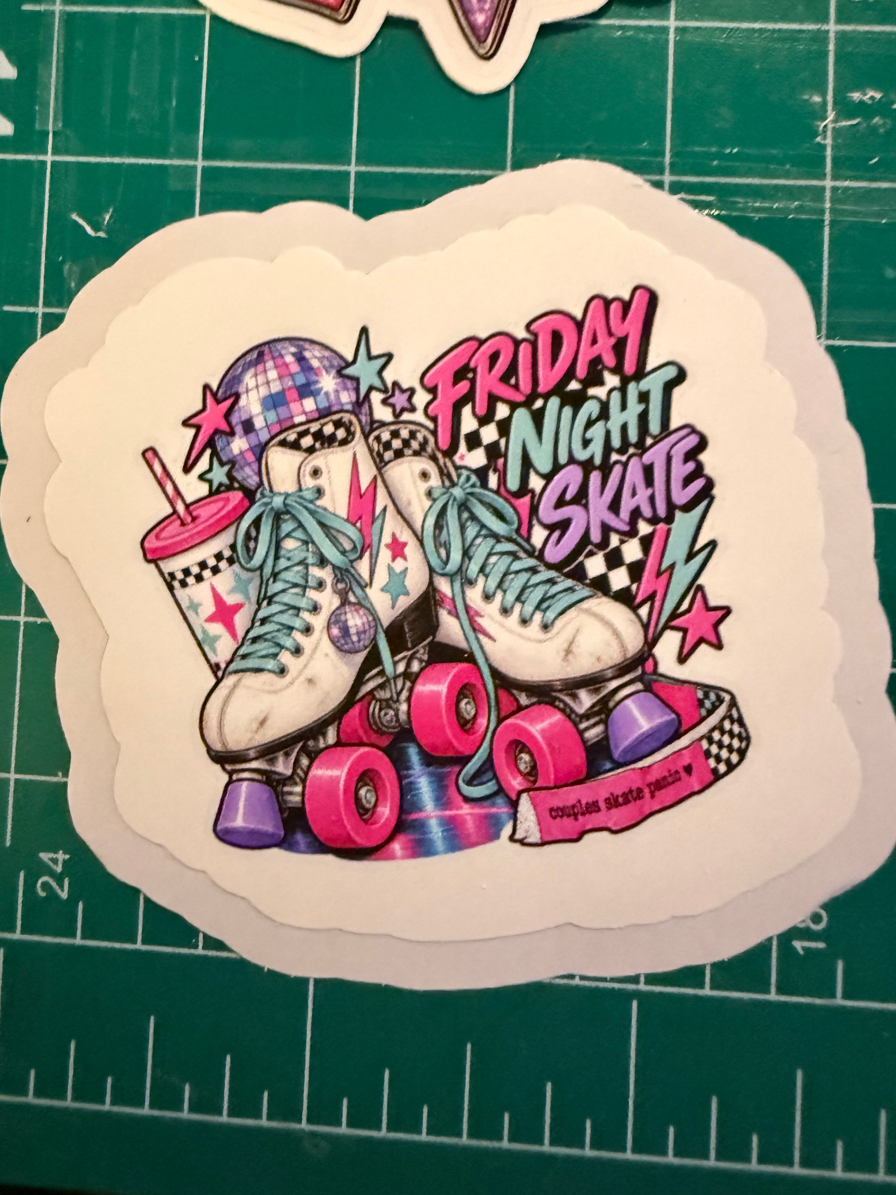 Friday Night Skate | Die-Cut Sticker