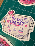 Do You Like Me? | Die-Cut Sticker