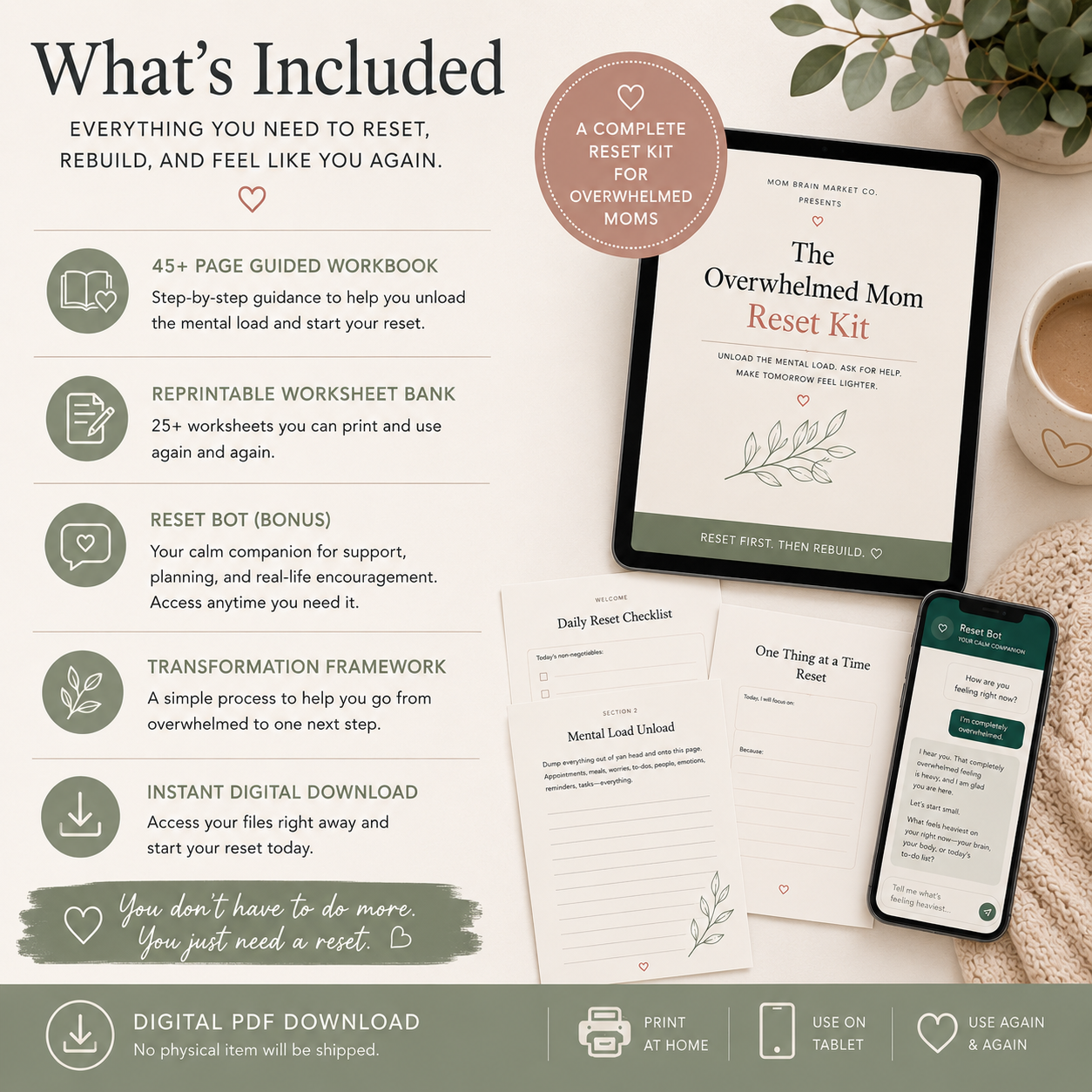 The Overwhelmed Mom Reset Kit