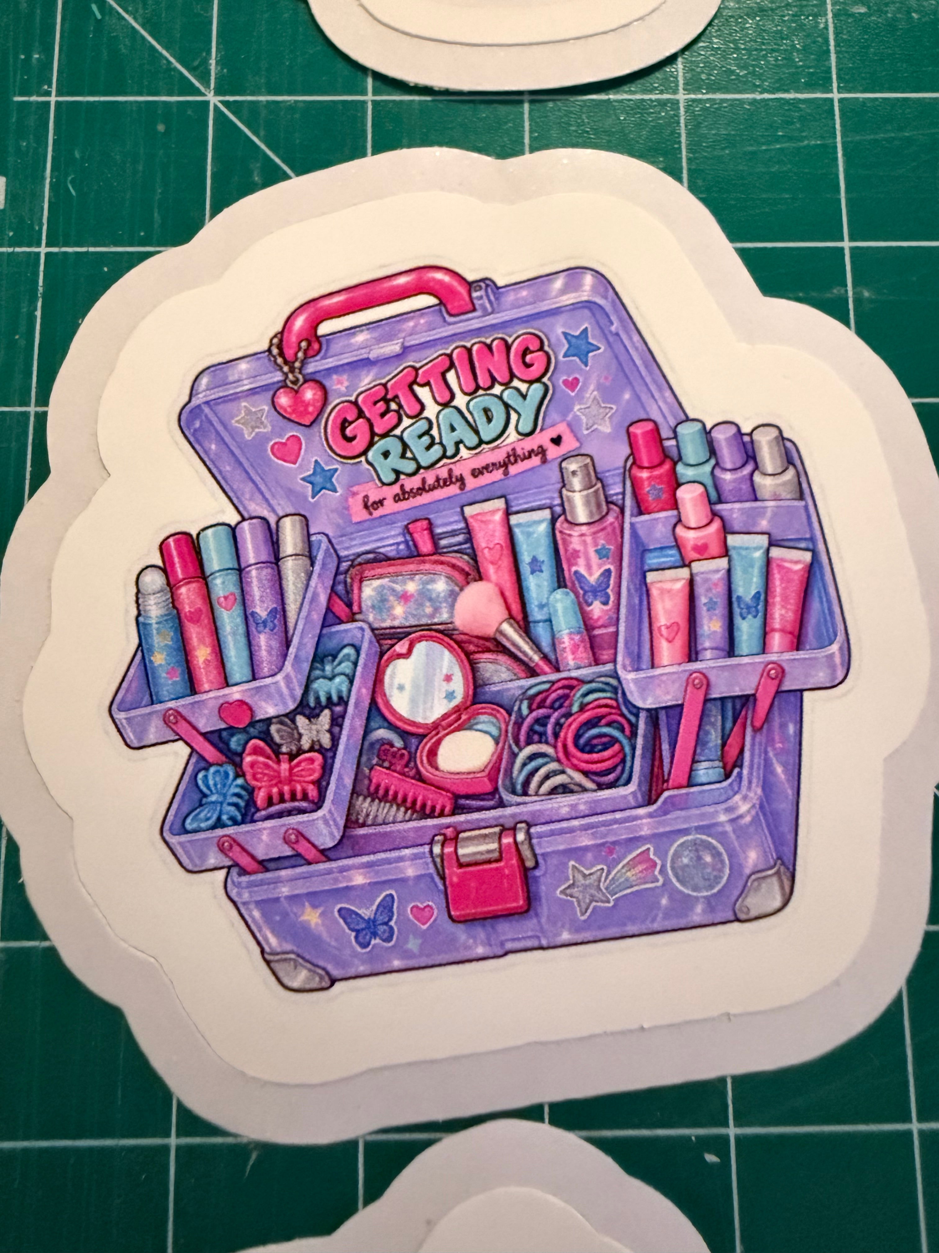Getting Ready | Die-Cut Sticker
