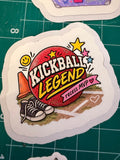 Kickball Legend | Die-Cut Sticker