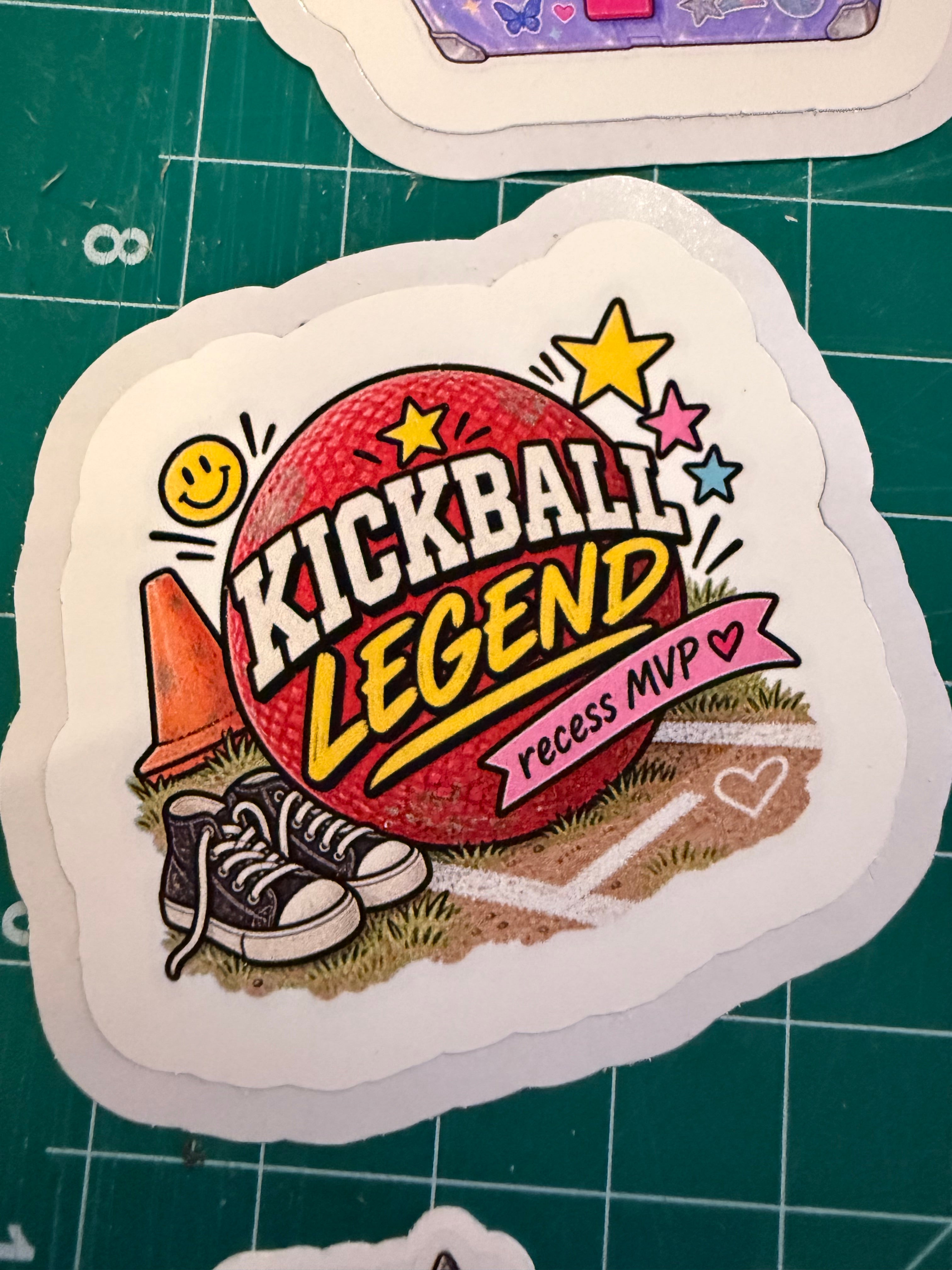 Kickball Legend | Die-Cut Sticker