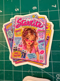Starlet Magazine Stack | Die-Cut Sticker