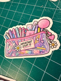 Y2K Pencil Case | Die-Cut Sticker