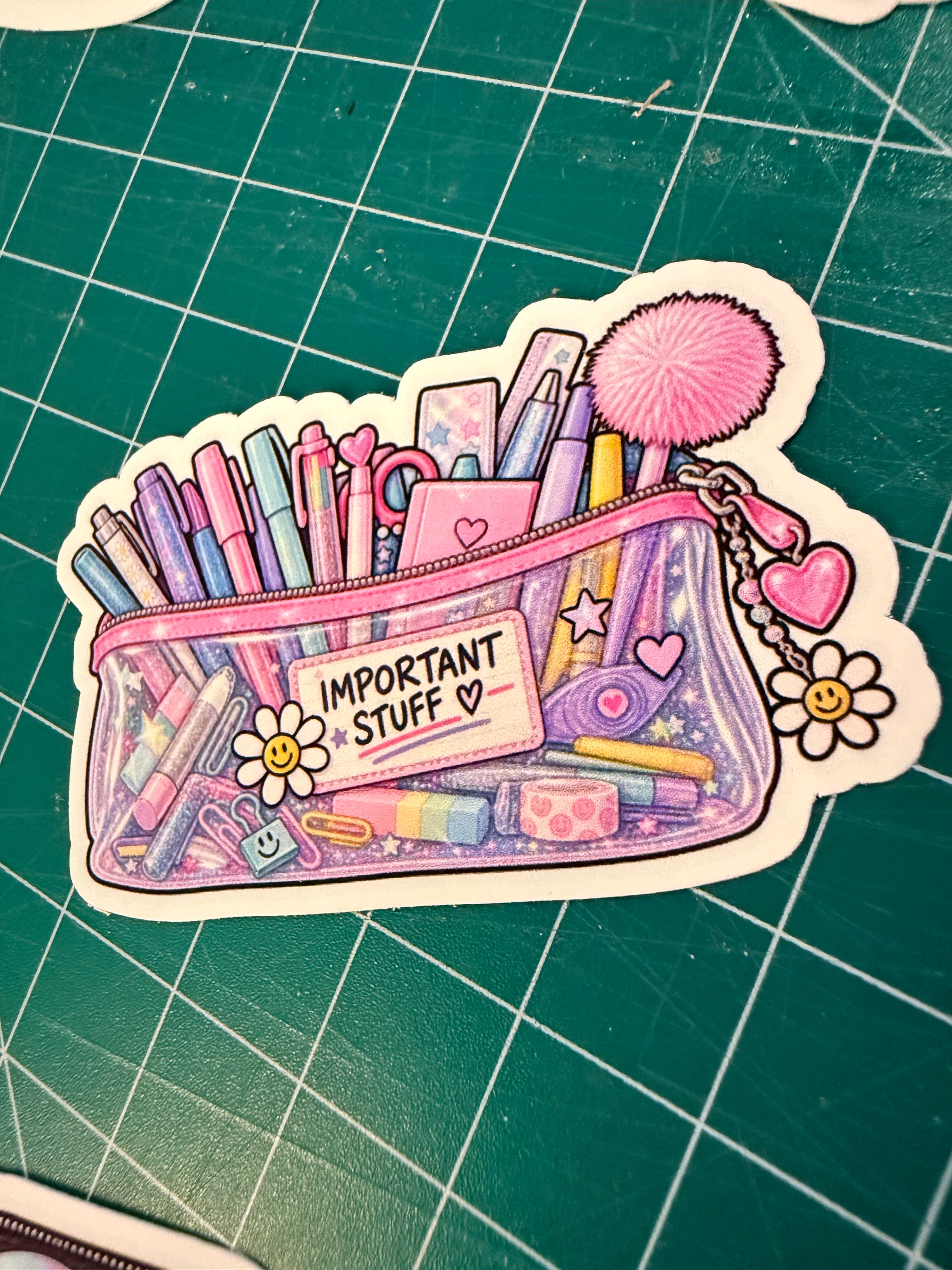 Y2K Pencil Case | Die-Cut Sticker