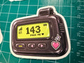 143 Pager | Die-Cut Sticker