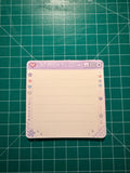 So Much To Do Sticky Notes | 4x4 Y2K Memo Pad