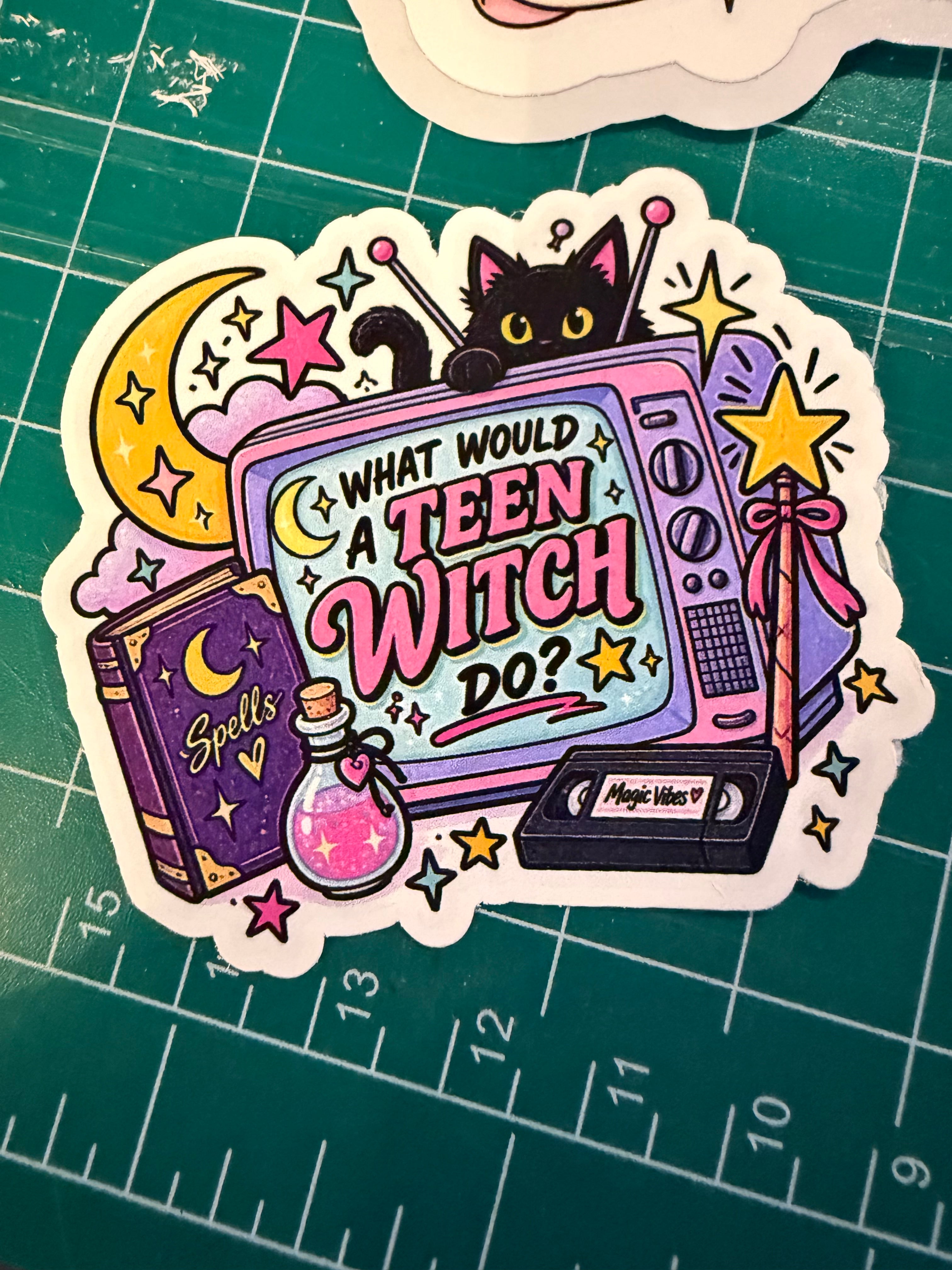 What Would a Teen Witch Do? | Die-Cut Sticker