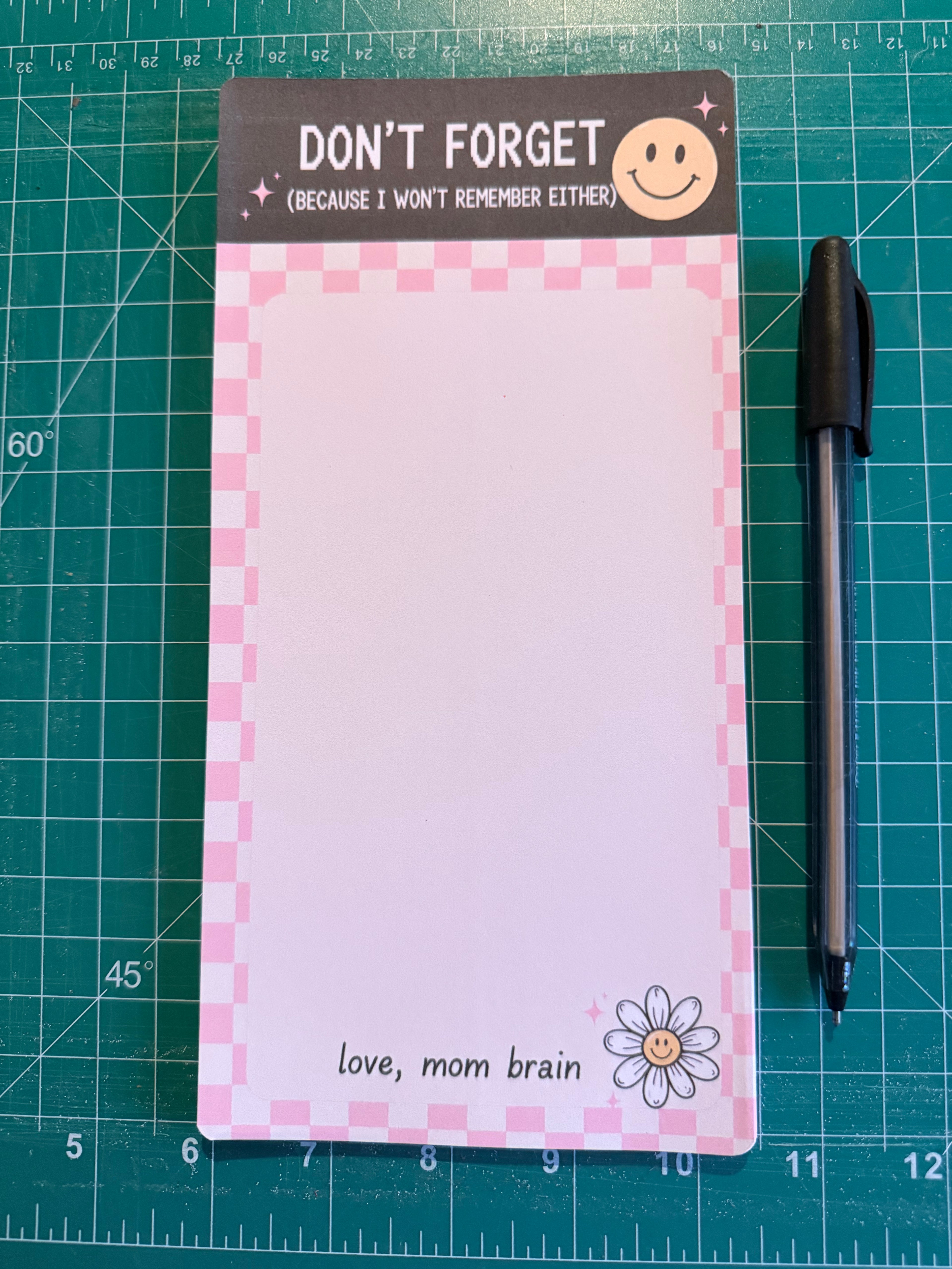 Don’t Forget Notepad | 4.5×9 Everyday Memo Pad
