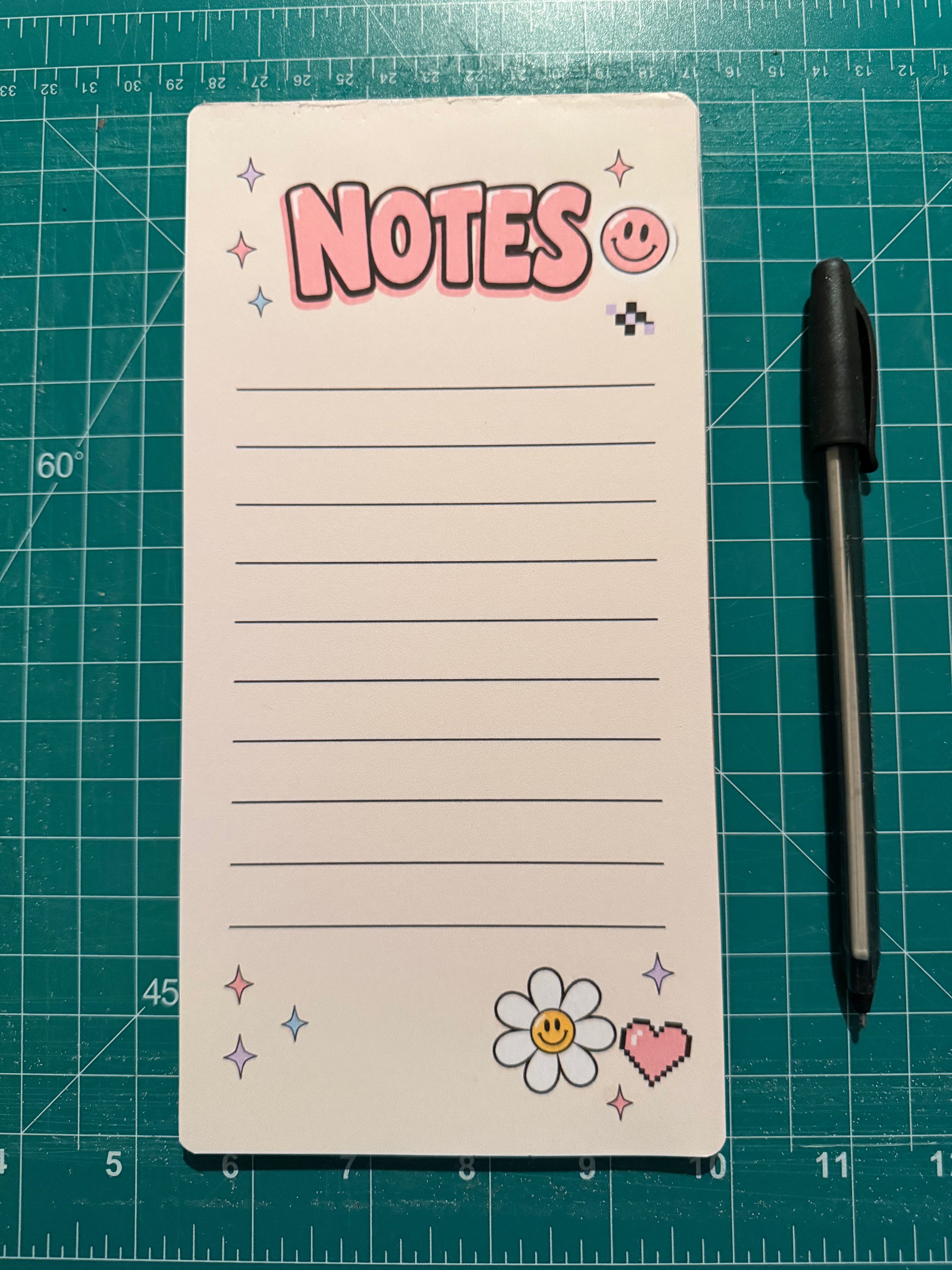 Notes Notepad | 4.5×9 Everyday List Pad